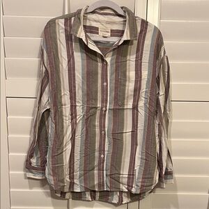 Women’s American Eagle Outfitters Multicolor Striped Shirt